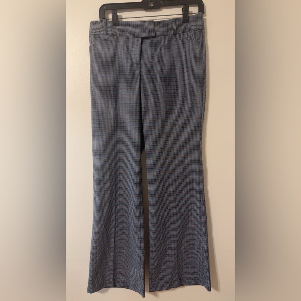 The Limited Cassidy Fit Womens Size 4 Dress Pants Trousers Gray Bootcut Zig Zag